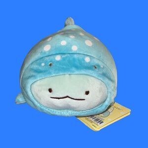 NWT San-X Sumikkogurashi Plushie Sea Animal Series Whale Shark Tokage